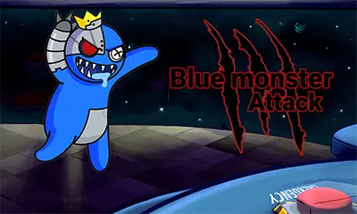 Нападение синего монстра